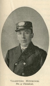 Valentine with the Victoria Fire Department in 1902