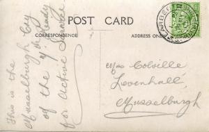 Back of Postcard #1: hand-written notes to a sister