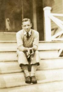 My grandfather in 1927 (looking very poet like)