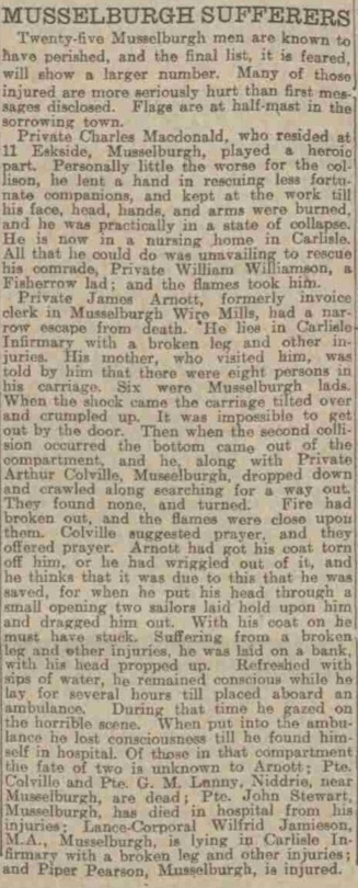 from the Evening Standard and Post, May 27, 1915