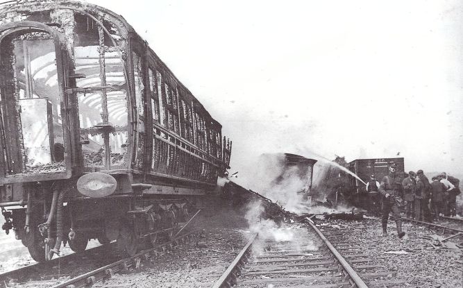 Rail accident Quintinshill, May 22, 1915 near Gretna Green, Scotland (Wikimedia Commons)