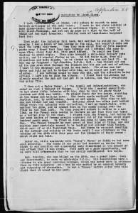 Report by Lieut. Black