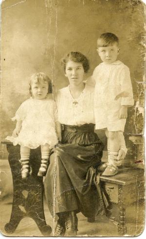 Maggie Fleming with Roy and Edith