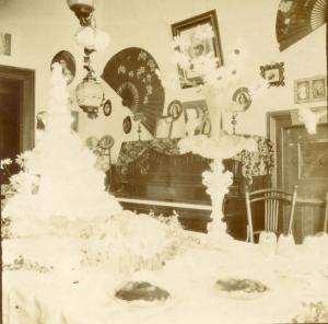 A pre-war photo of the dining room at 162 Robertson Street (sight of the big feed in 1919)