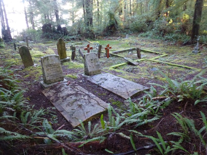 The graves of Jacob and Johanna Arnet, Morpheus Island Cemetery