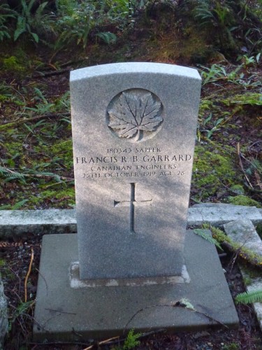 The grave of Francis Robert Burdett Garrard, Morpheus Island Cemetery